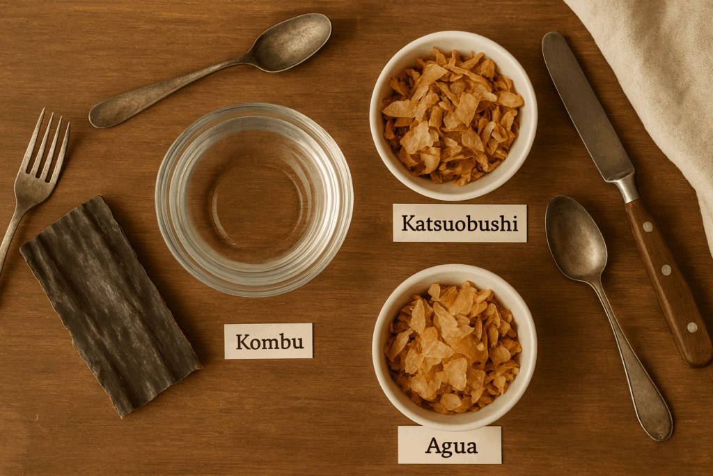 Descubra qué es el dashi, el caldo base de la cocina japonesa que aporta el sabor umami. Tipos de dashi, receta fácil y valores nutricionales, ideal para la dieta cetogénica.