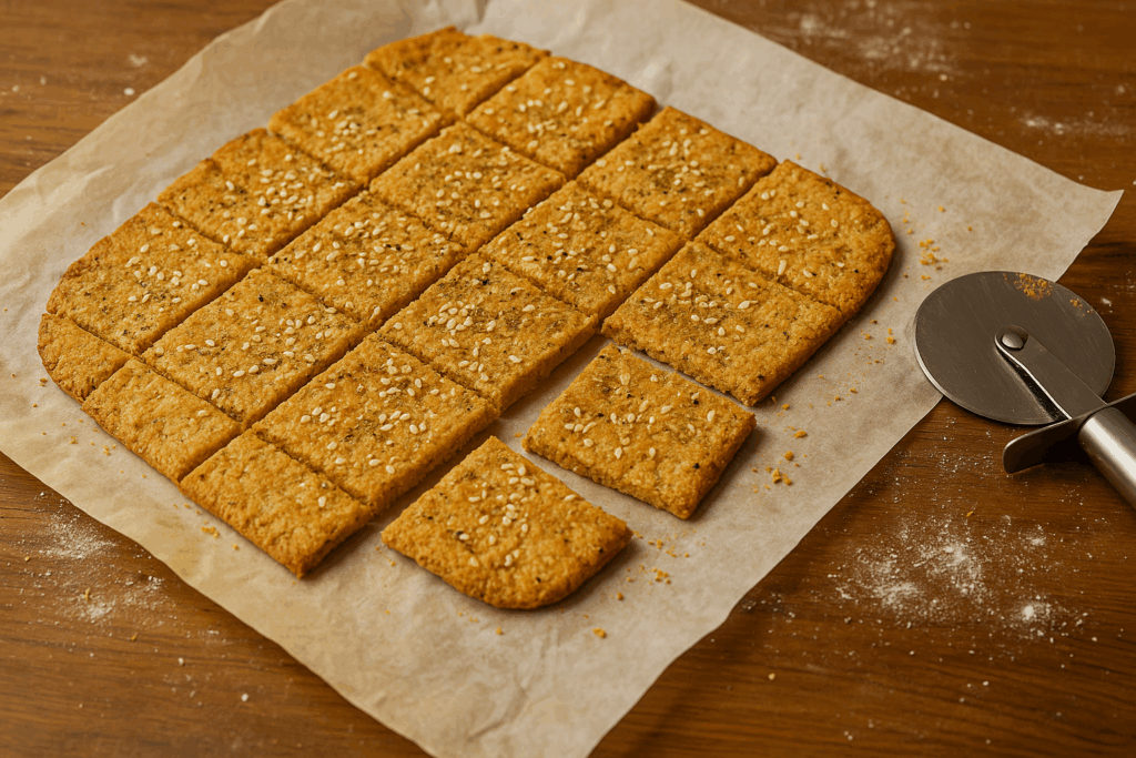 Crackers Keto Súper Crujientes